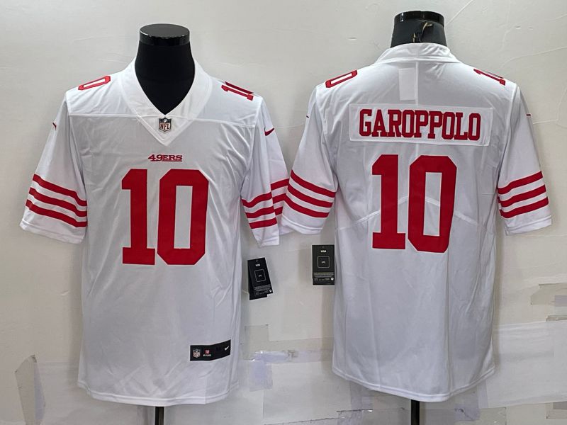Men San Francisco 49ers #10 Garoppolo White New 2022 Nike Limited Vapor Untouchable NFL Jersey